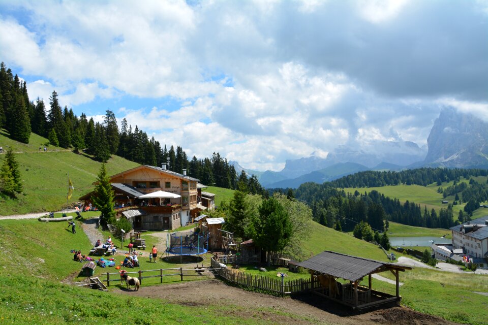 Prato green mountain dolomites
