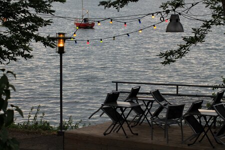 Lanterns reverberatory terrace