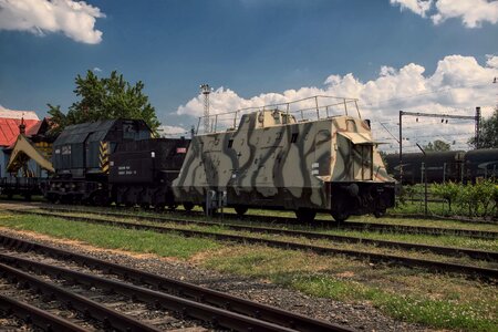 The historical train slovakia retro photo