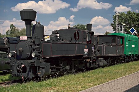The historical train slovakia retro