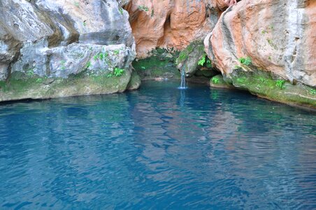 Sea ​​cave mountain morocco photo