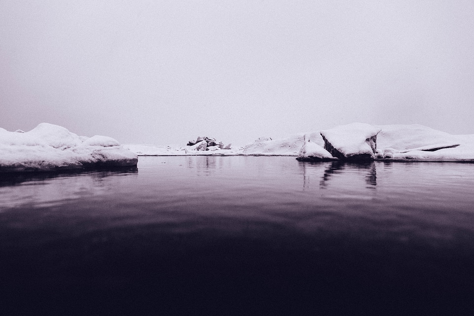 Antarctica ice north pole