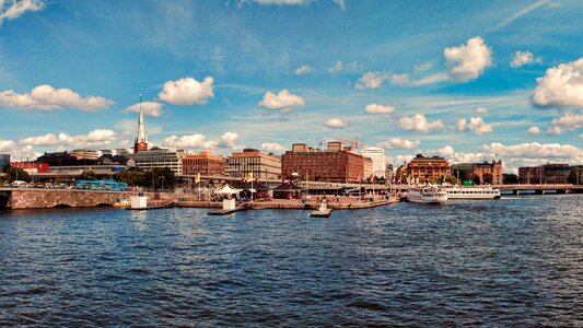 Stockholm sea embankment