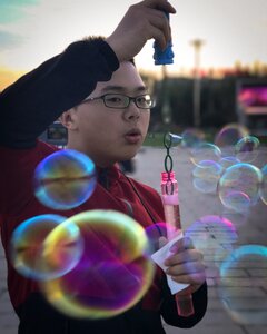 Bubble square character