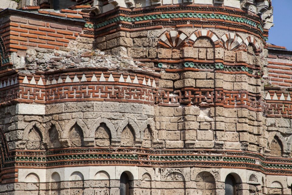 Church christ pantokrator church detail
