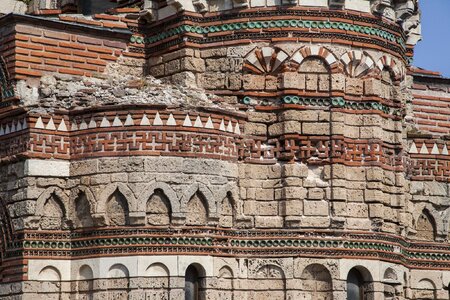 Church christ pantokrator church detail