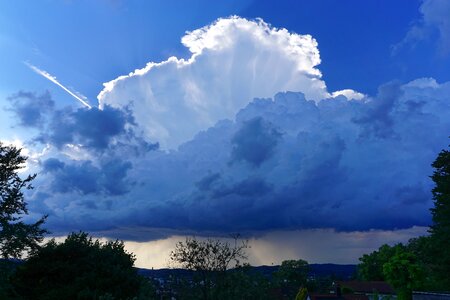 Sky threatening cloudburst
