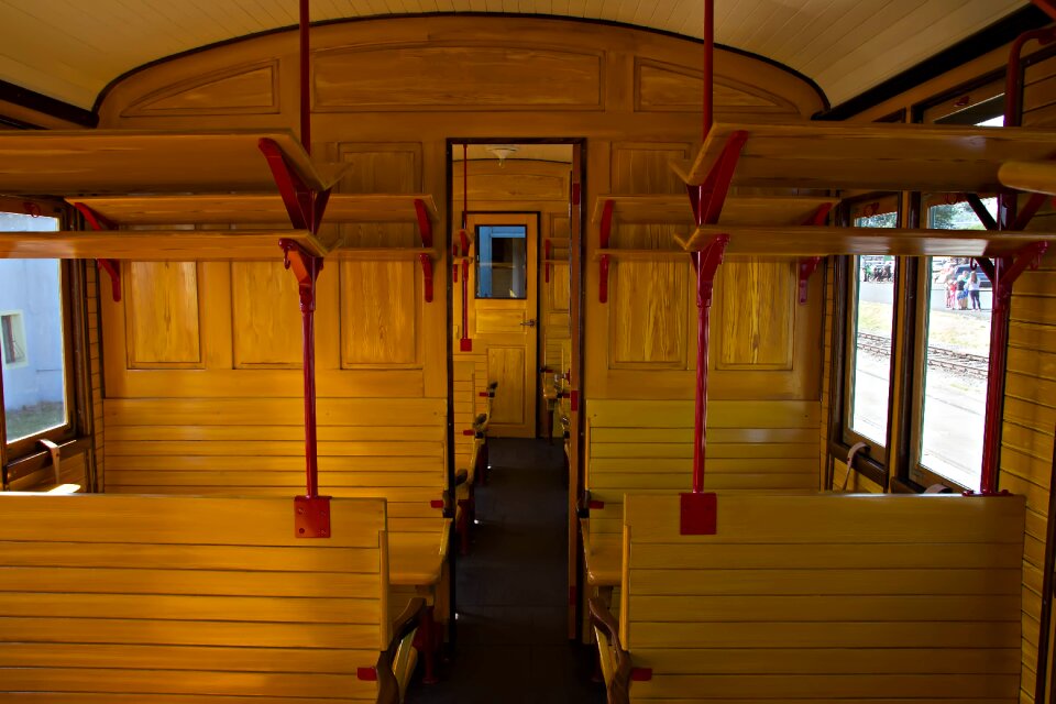 Railway retro coupe