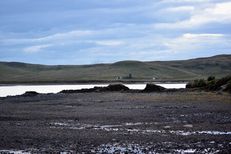 Loch beach rocks