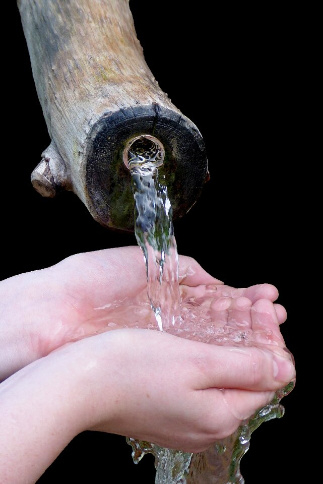Moist wet crystal clear