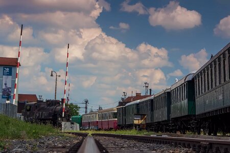 Railway retro coupe