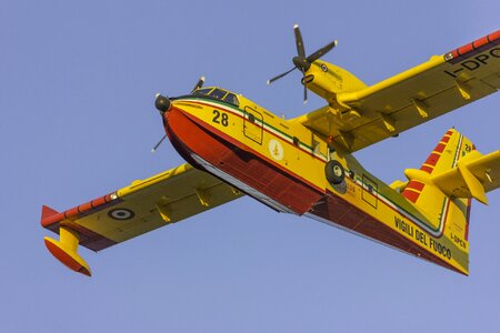 Airplane firefighter fire photo