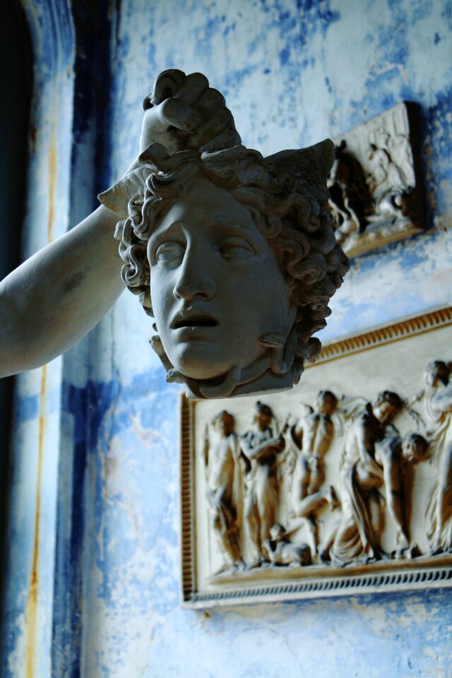 Sculpture ancient face