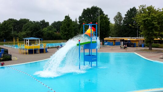 Holiday water fun unconcernedly