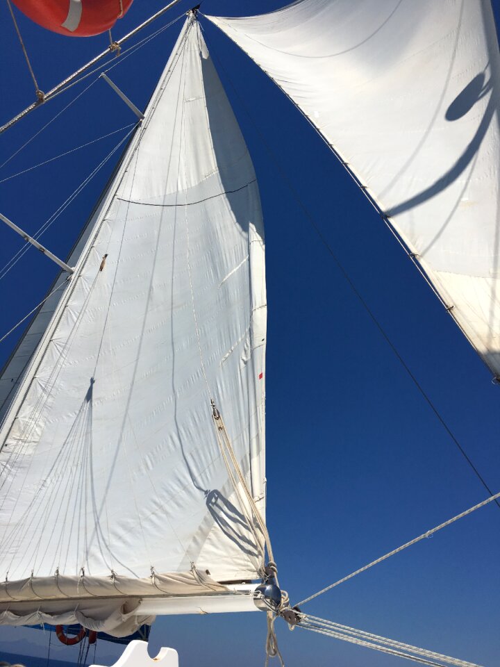 Blue sky sailing