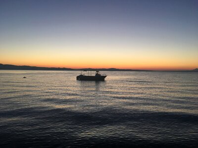 Chalkidiki dawn sea