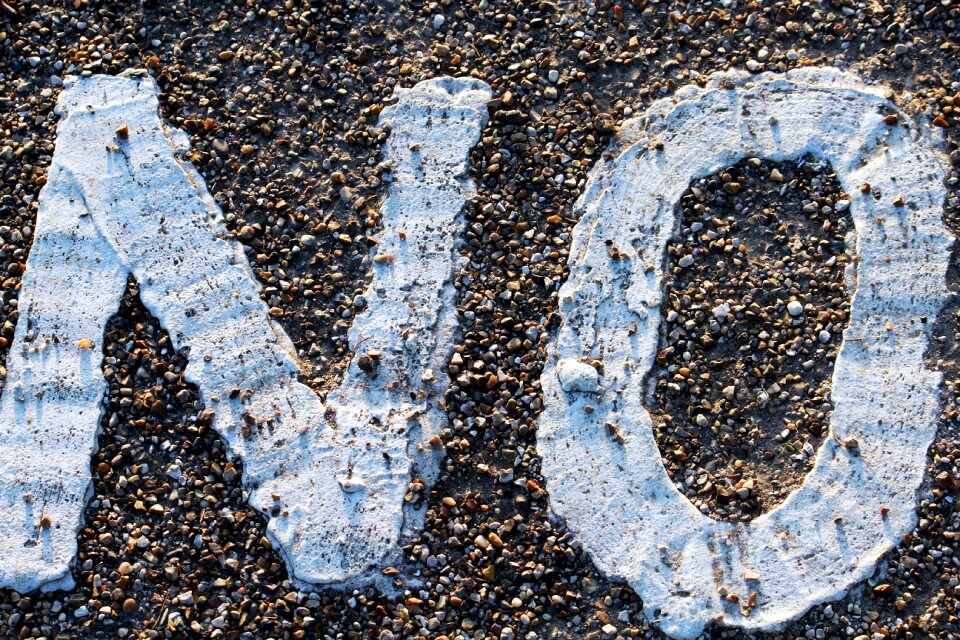 Tarmac paint graffiti