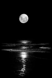 Moon and river