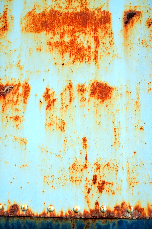 Rusty old weathered