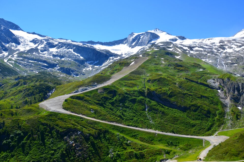 Panorama tyrol mountains photo