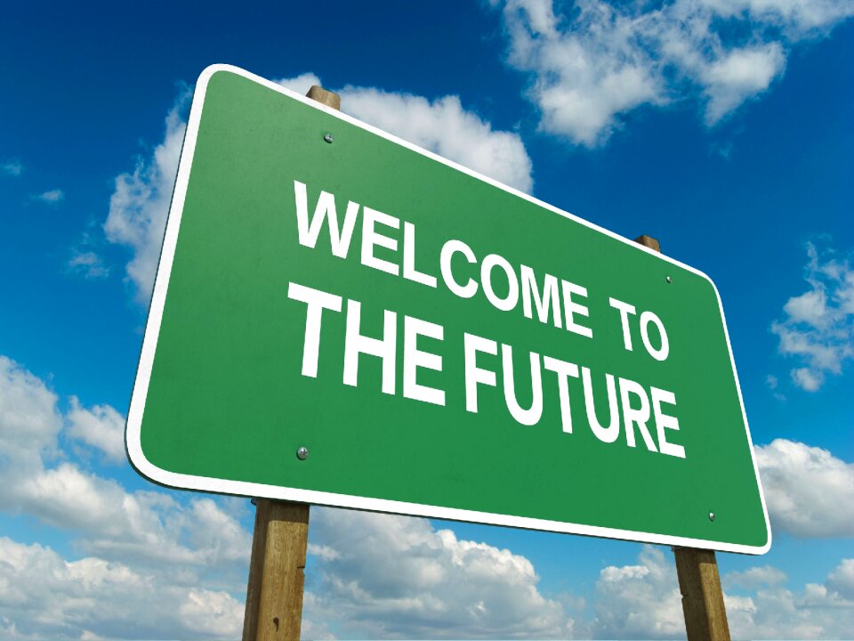 Sucess blue future
