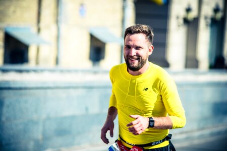 Kiev marathon running