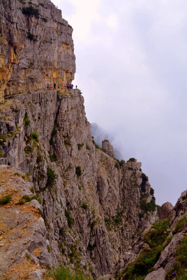 Danger excursion mountain