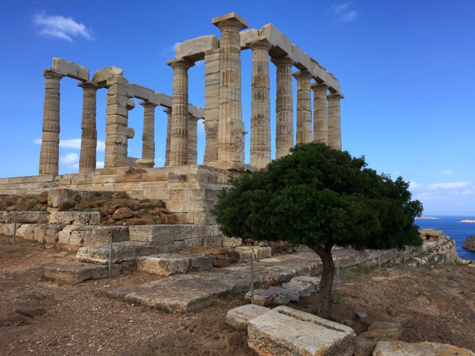 Greece cape sounion mythology