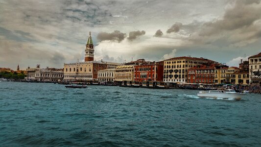 Venezia houses boats photo