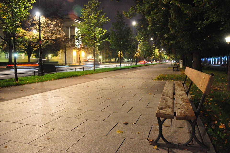 Evening autumn poland