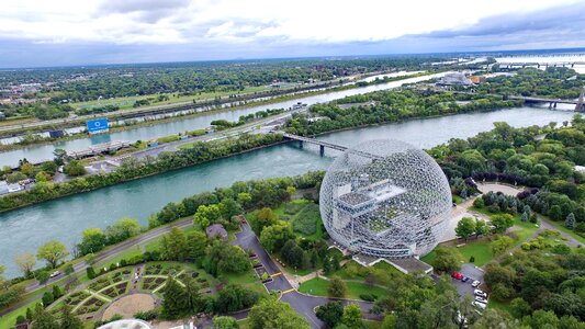 Aerial montreal photo