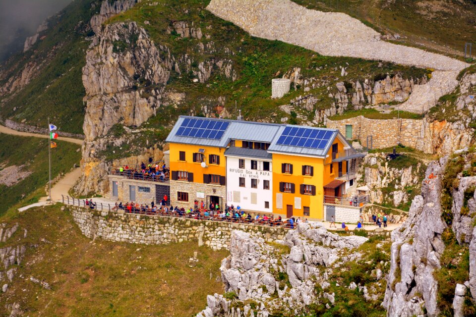 Mountain hut the pope galleries