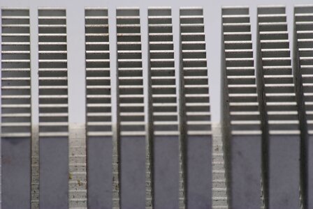 Cooling fins cpu processor