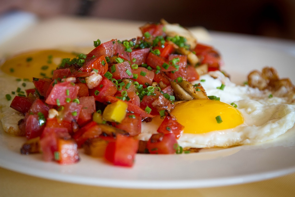 Meal eat tomatoes