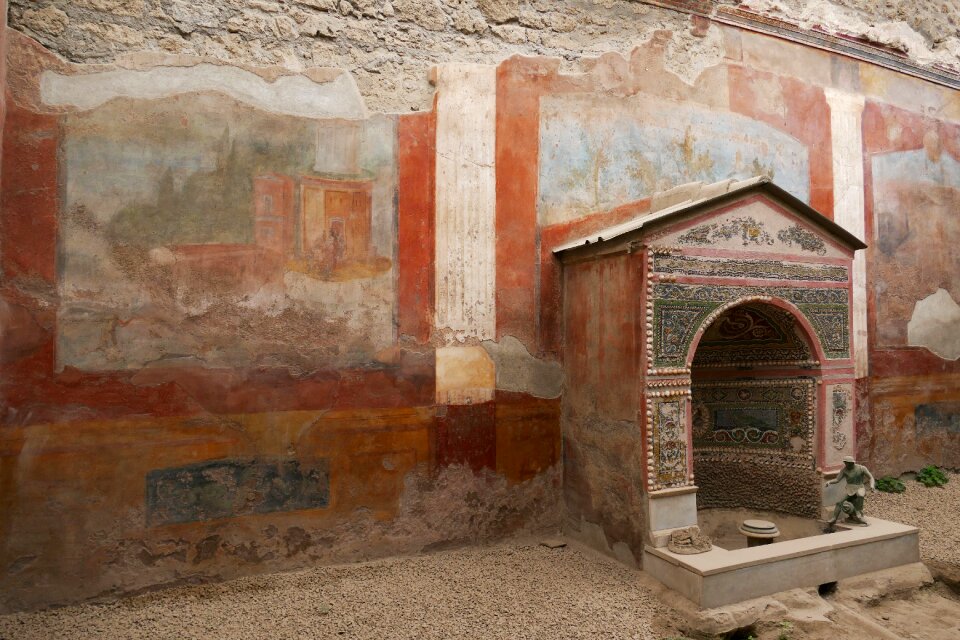 Antiquity image fresco