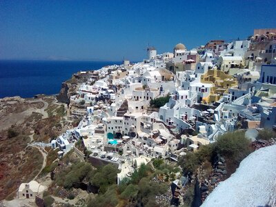 Santorini greece island photo