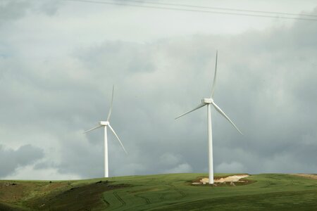 Wind mill agriculture photo