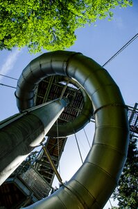 Leisure play outside skywalk photo