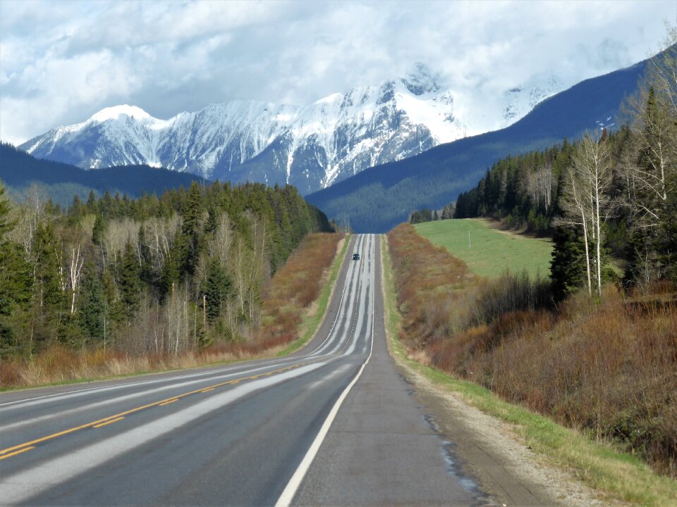Asphalt route pavement