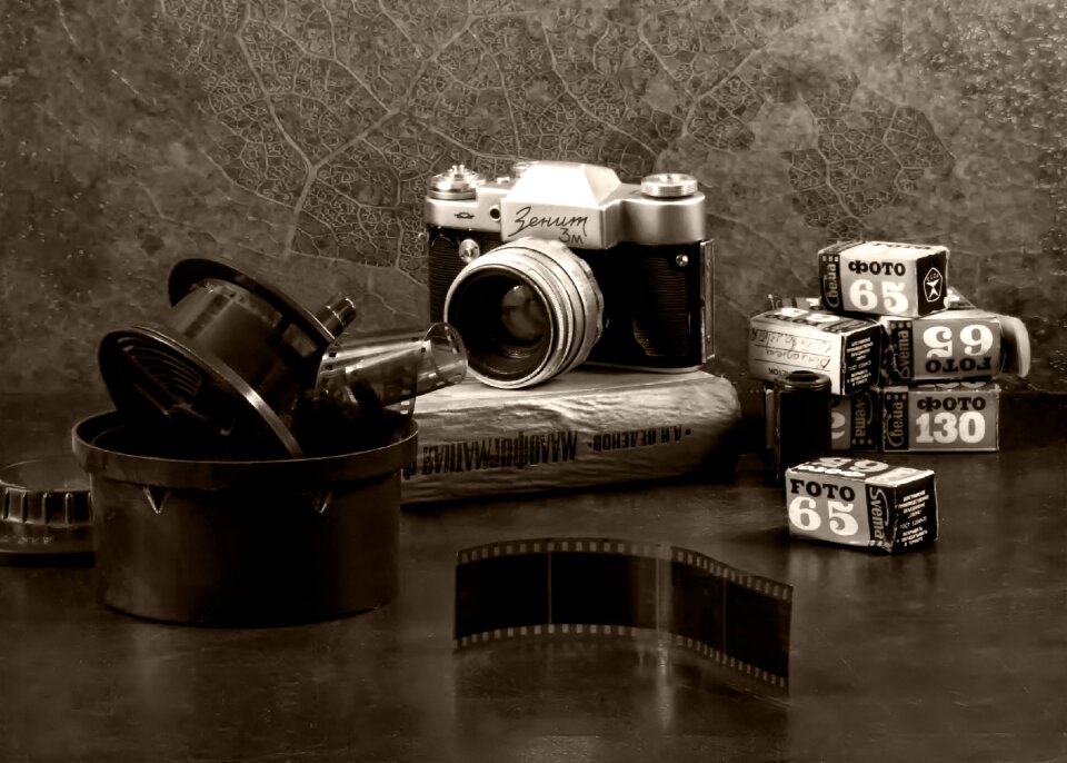 Film camera photobook