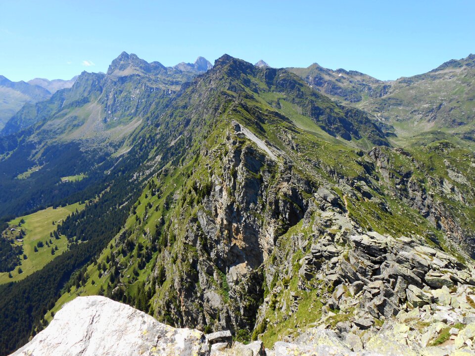Summit mountains hiking