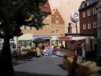 Marketplace model train toys photo