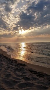 The baltic sea beach west