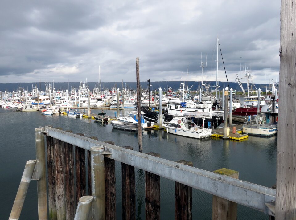 Boats fishing dock