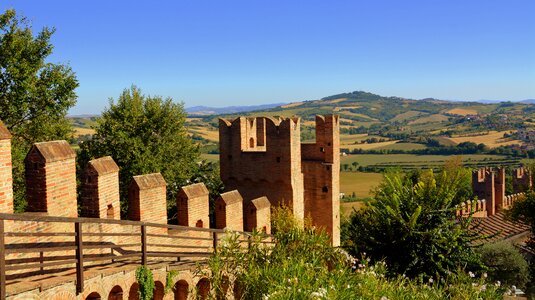 Italy fortress landscape