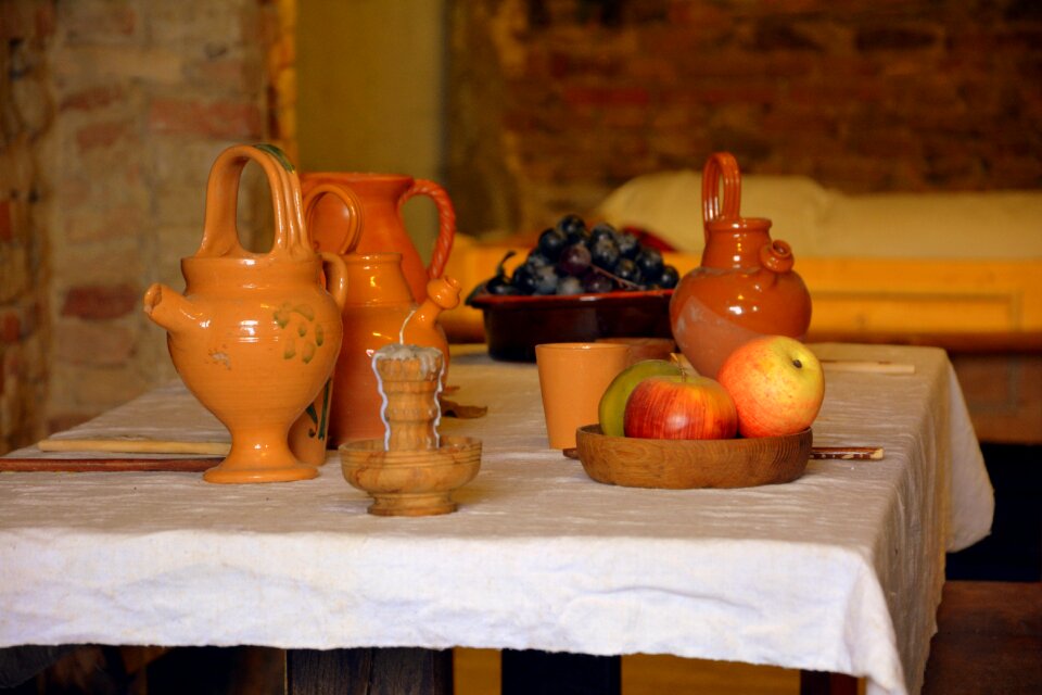 Candle amphora fruit