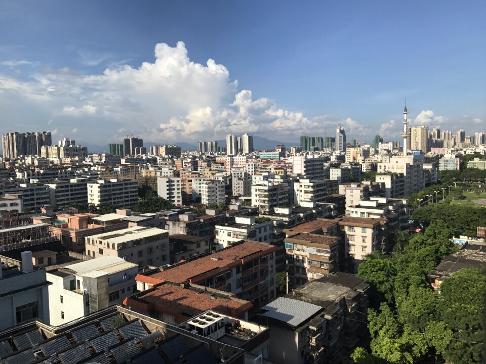 高空 蓝天