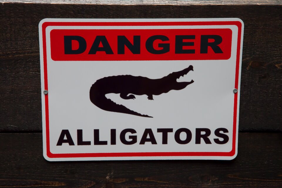 Caution warning sign board
