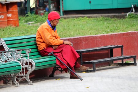 Culture monk old man