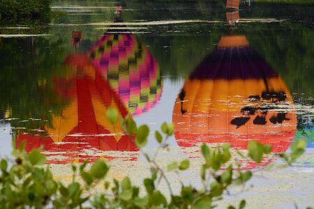 Colorful ballooning nature
